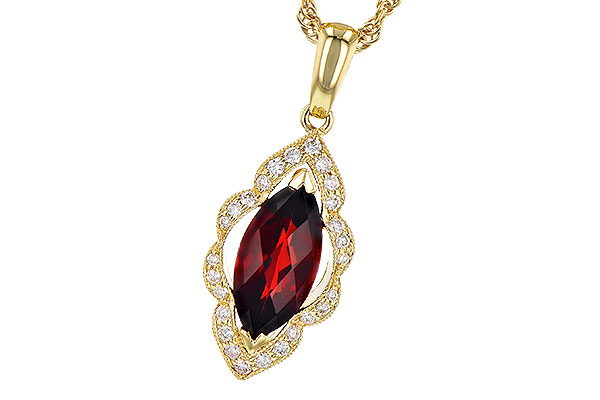 F328-07378: NECK 1.25 GARNET 1.36 TGW