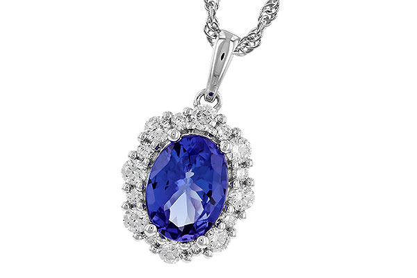 F328-94724: NECK 1.02 TANZANITE 1.32 TGW (8x6 OVAL)