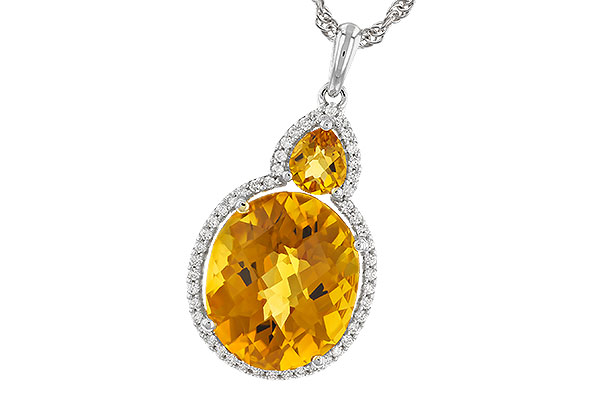 F328-95587: NECK 5.70 TW CITRINE 5.85 TGW (13x11 OVAL)