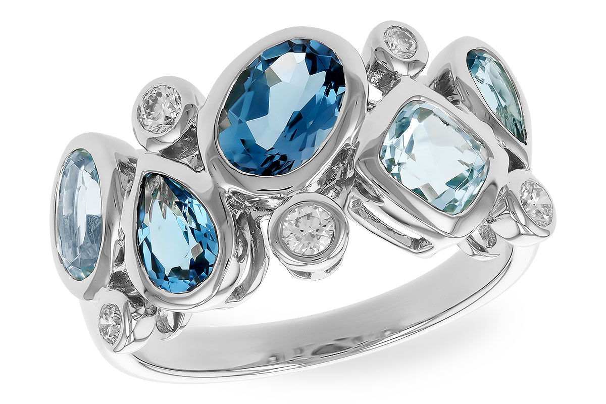 F328-96460: LDS RG 2.57 BLUE TOPAZ TW 2.75 TGW