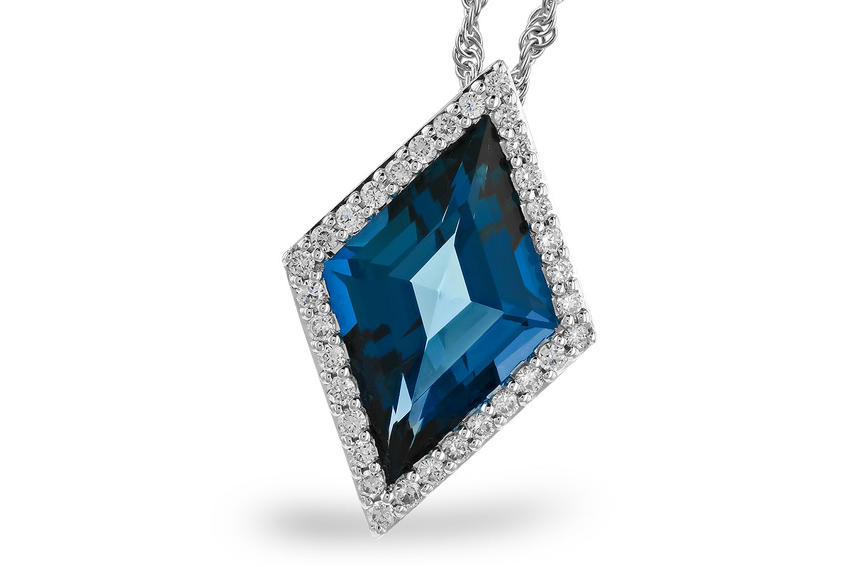 F328-97433: NECK 3.04 LONDON BLUE TOPAZ 3.20 TGW