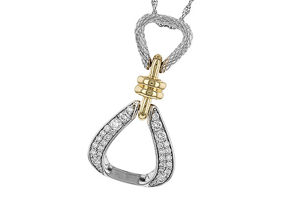 F328-98296: NECKLACE .50 TW