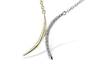 F329-81942: NECKLACE .14 TW (18")