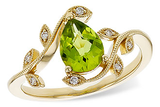 F329-83796: LDS RG 1.16 PERIDOT 1.22 TGW (8x6MM PER)