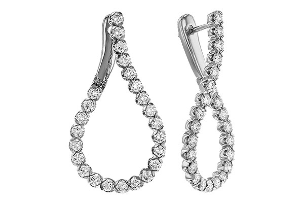 F329-88333: EARRINGS 2.00 TW