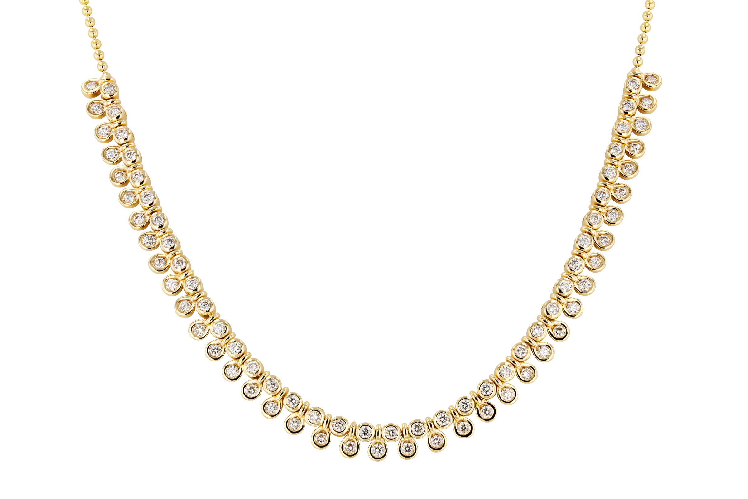 F330-74651: NECKLACE 1.50 TW (17")