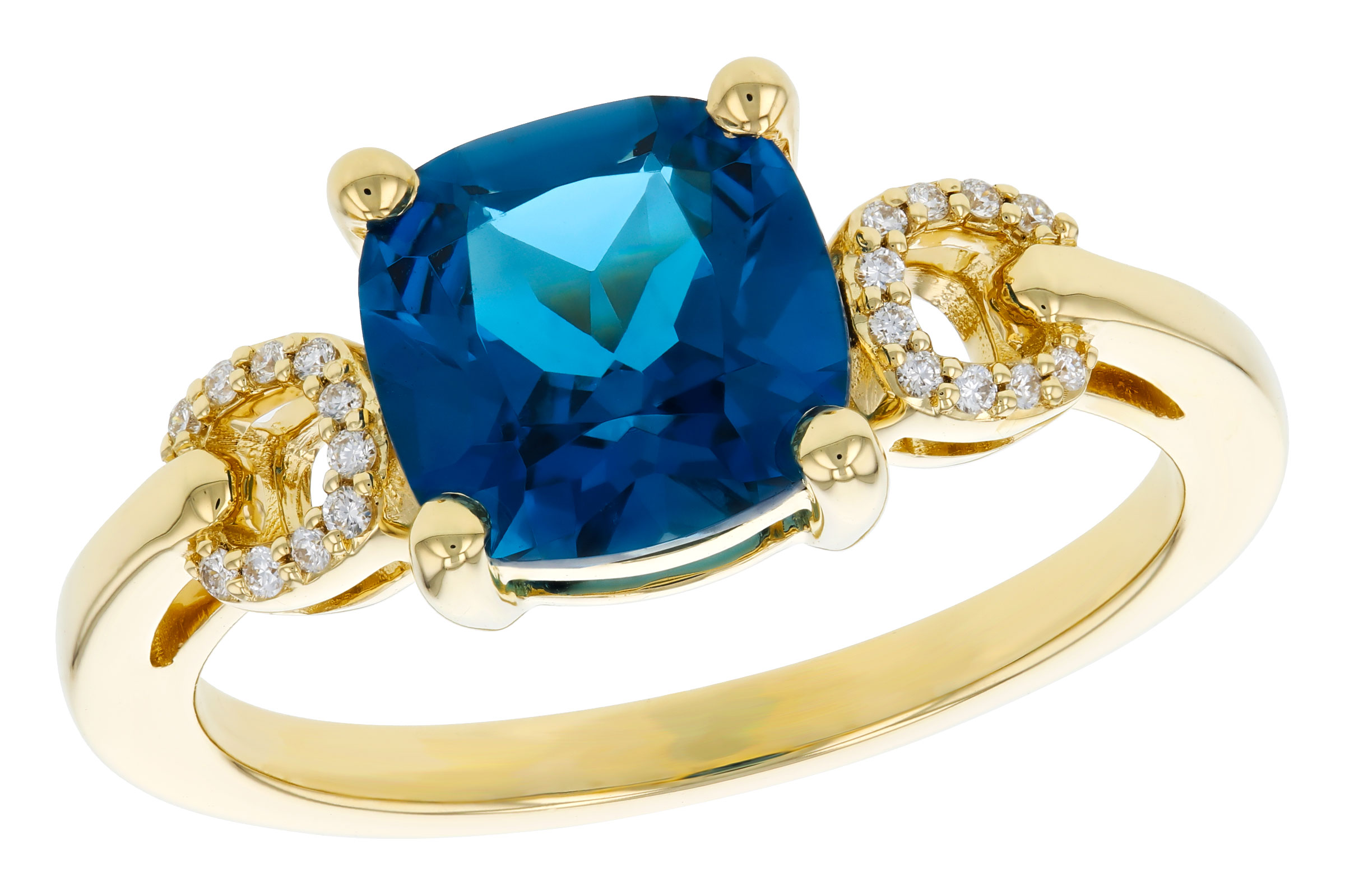 F330-74678: LDS RG 2.16 LONDON BLUE TOPAZ 2.21 TGW (8MM LBT)