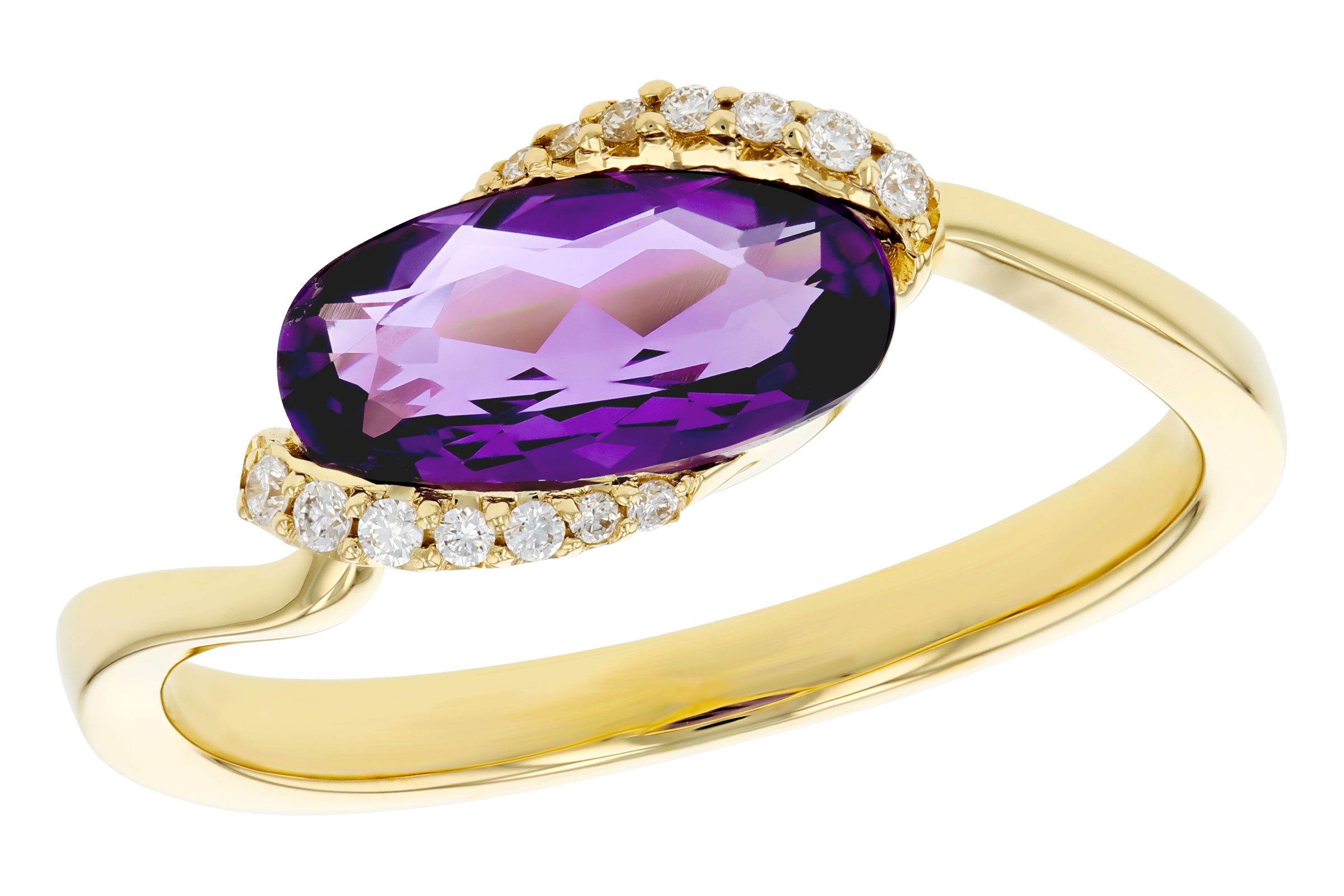 F330-74687: LDS RG 1.07 TW AMETHYST 1.13 TGW (10x5MM AMY)