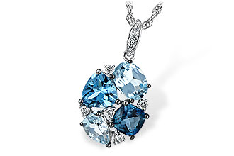 G244-37369: NECK 2.60 BLUE TOPAZ 2.70 TGW