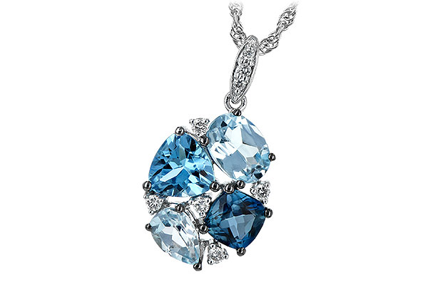 G244-37369: NECK 2.60 BLUE TOPAZ 2.70 TGW