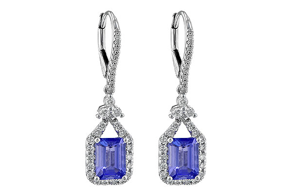 G245-27414: EARR 1.60 TW TANZANITE 2.08 TGW