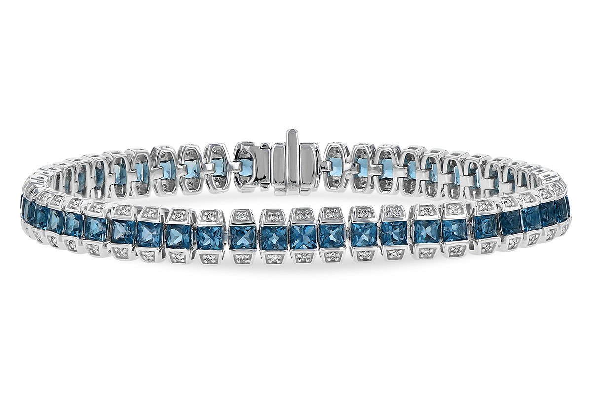 G245-27451: BRACELET 8.58 LONDON BLUE TOPAZ 9.03 TGW