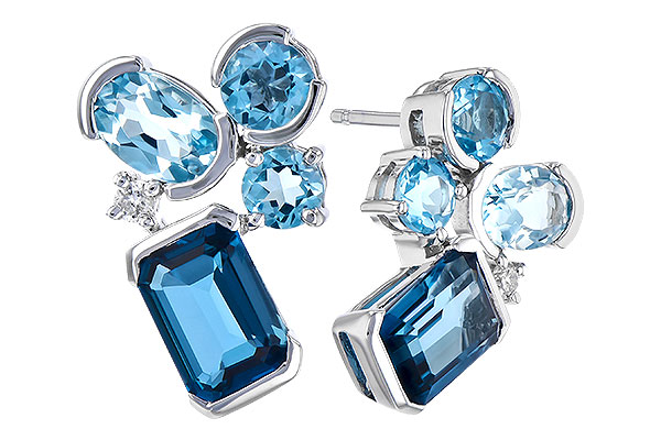 G328-06514: EARR 4.15 BLUE TOPAZ TW 4.19 TGW