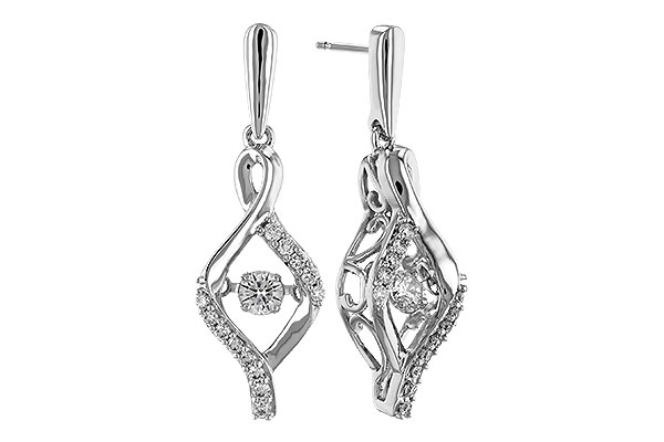 G328-97387: EARRINGS .40 TW