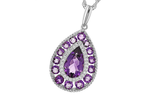 G328-98287: NECK 1.95 TW AMETHYST 2.05 TGW