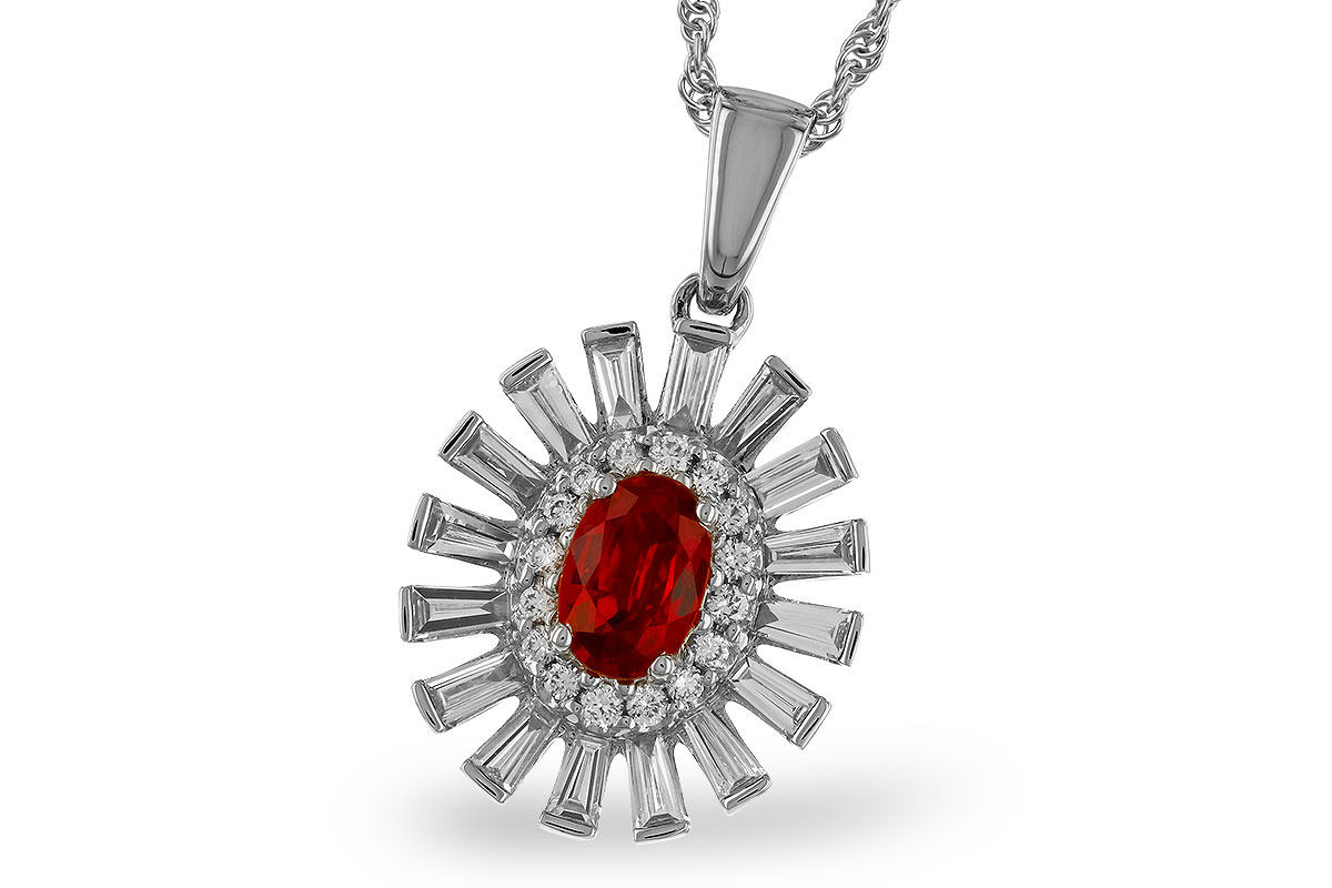 G328-98305: NECK .58 RUBY TW 1.10 TGW (6x4MM RUBY)