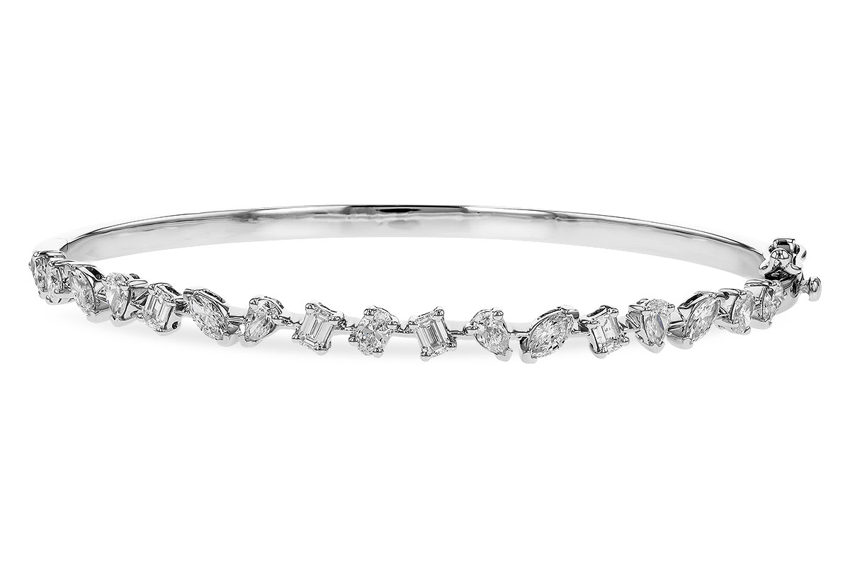 G328-98351: BANGLE 1.70 TW FANCY CUT DIAS