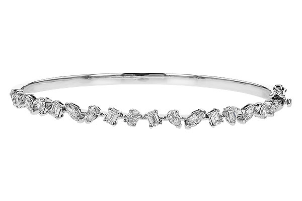 G328-98351: BANGLE 1.70 TW FANCY CUT DIAS