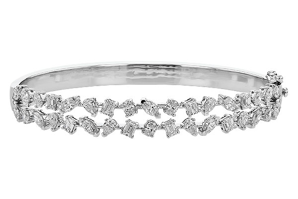 G328-98360: BANGLE 3.50 TW FANCY CUT DIAS