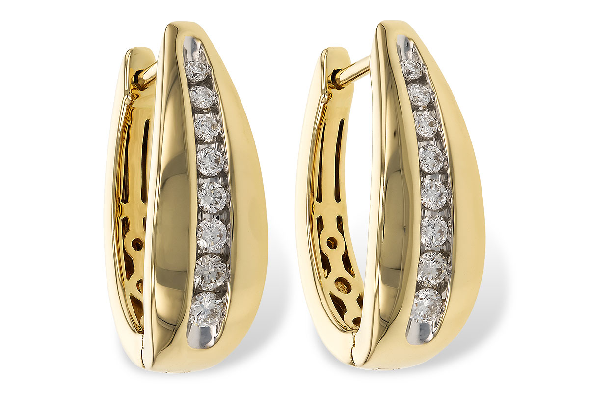 G328-99196: EARRINGS .40 TW