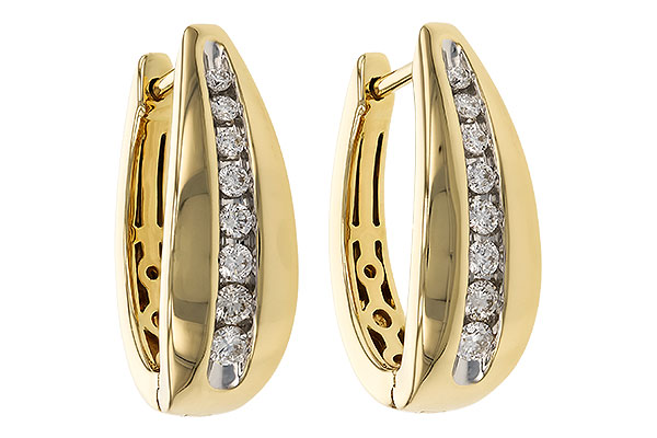 G328-99196: EARRINGS .40 TW