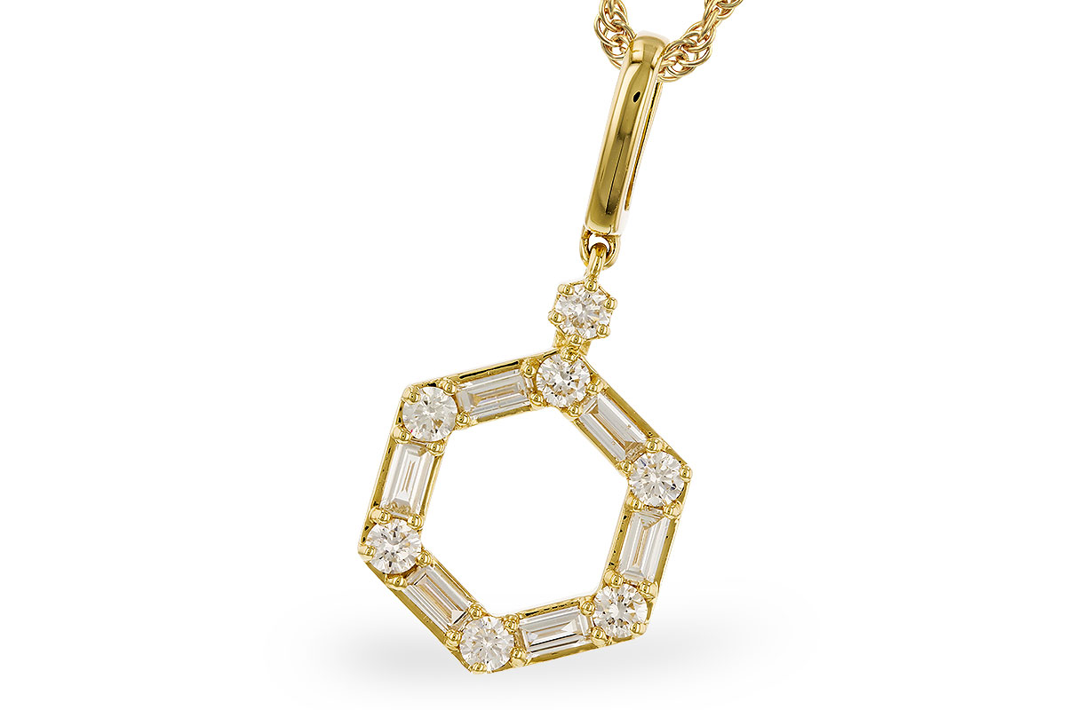 G329-81996: NECKLACE .14 BAG .35 TW