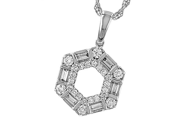 G329-82842: NECKLACE .14 TW BAG .50 TW
