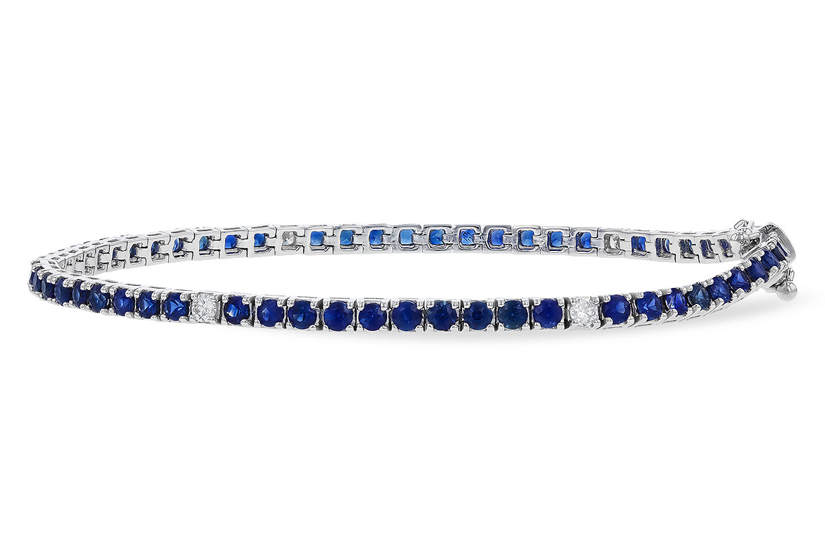 G329-82887: BRACELET 3.27 TW SAPP 3.52 TGW (7")