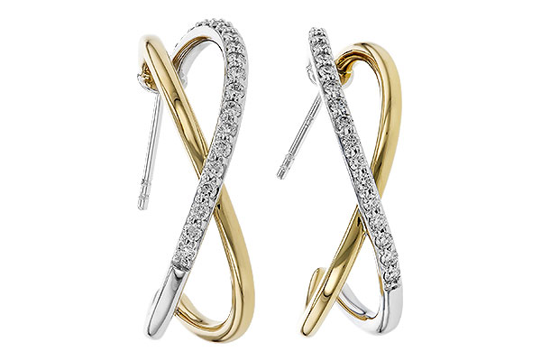 G329-83805: EARRINGS .50 TW