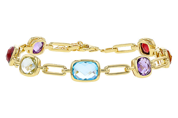 G329-85596: BRACELET 8.87 TW SEMI-PREC (GT,CIT,AMY,G.AMY,BT)