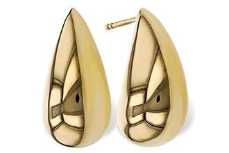 G329-87405: GOLD EARRINGS (20MM)