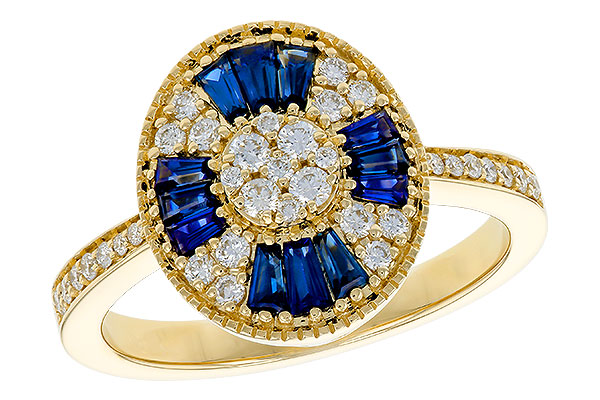 G329-88351: LDS RG .56 TW SAPPHIRE .86 TGW