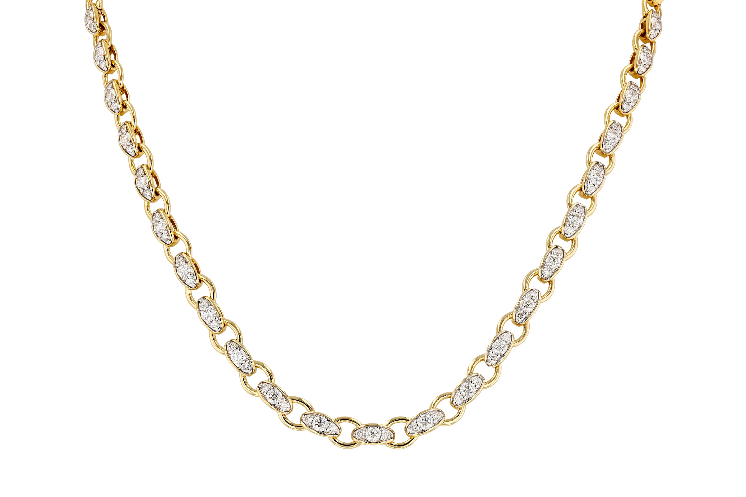 G330-74651: NECKLACE 3.18 TW (17.25")