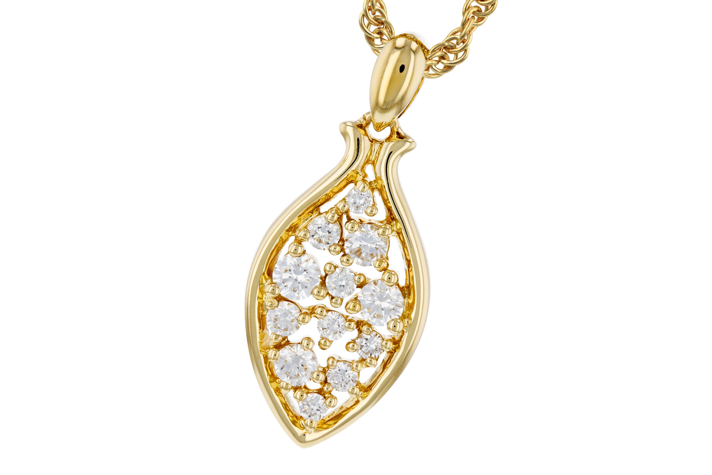 G330-74669: NECKLACE .26 TW