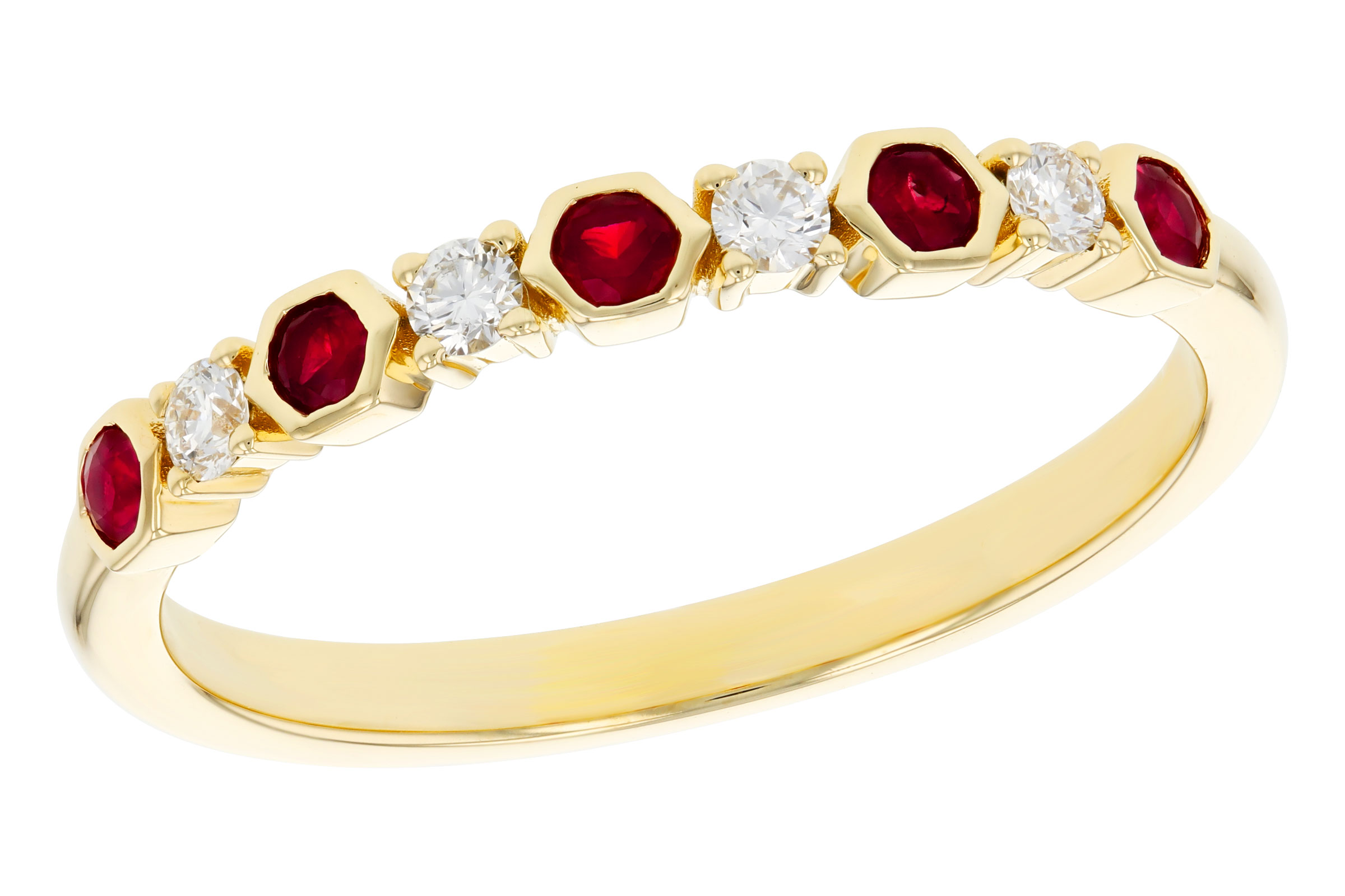 G330-75587: LDS WED RG .14 TW RUBY .24 TGW