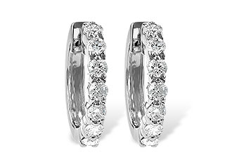 H056-21014: EARRINGS 1.00 CT TW