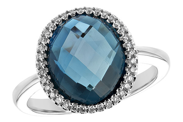 H244-38287: LDS RG 5.31 LONDON BLUE TOPAZ 5.45 TGW