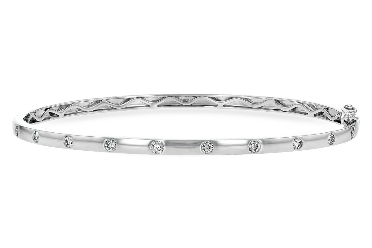 H244-41042: BANGLE BRACELET .40 TW