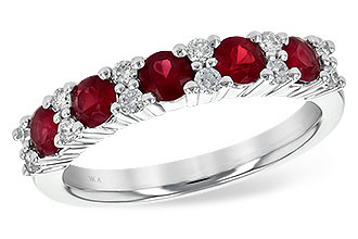 H245-28360: LDS WED RG .88 RUBY 1.12 TGW
