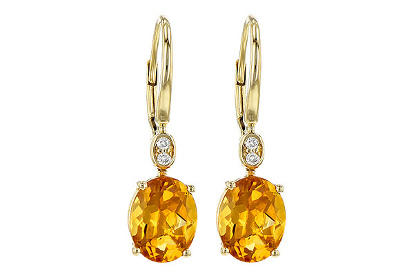 H245-35551: EARR 3.20 TW CITRINE 3.25 TGW (9x7MM CIT)