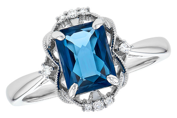 H328-02851: LDS RG 1.70 LONDON BLUE TOPAZ 1.76 TGW