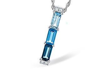 H328-02869: NECK 1.26 BLUE TOPAZ 1.30 TGW