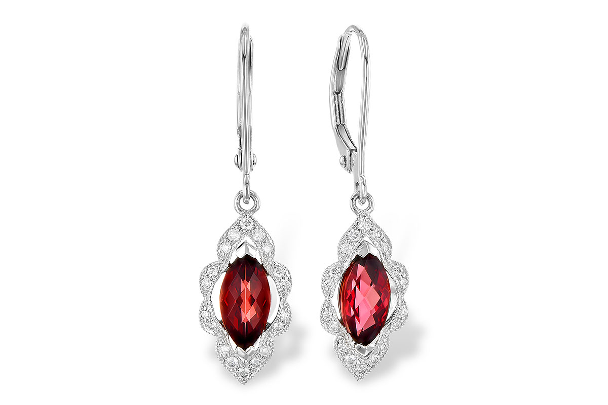 H328-07451: EARR 1.10 TW GARNET 1.25 TGW