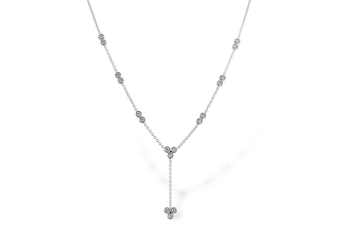 H328-91987: NECKLACE .32 TW (18")