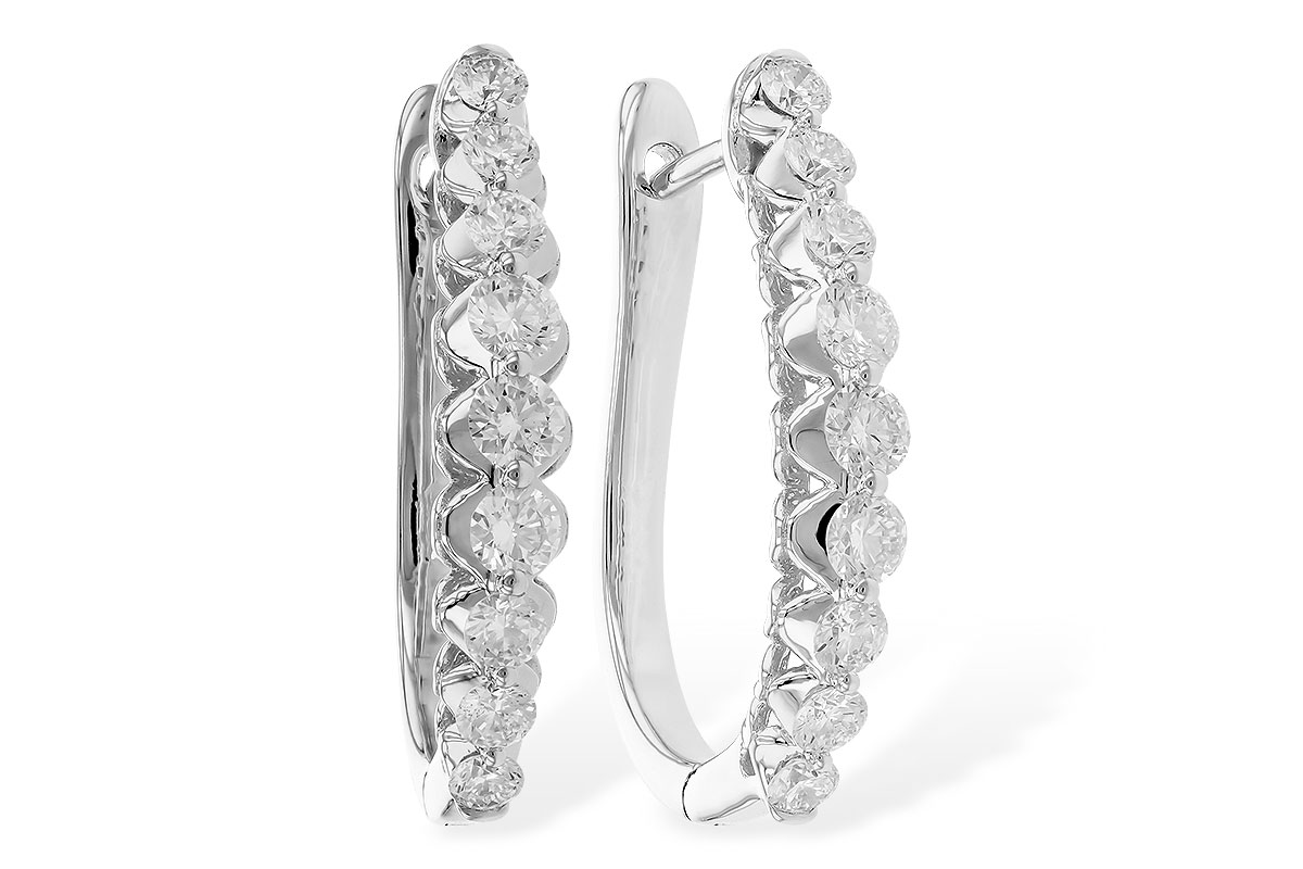 H328-93751: EARRINGS 1.00 TW