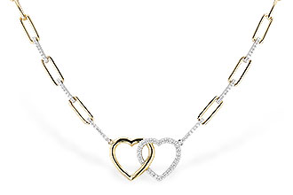 H328-94642: NECKLACE .52 TW