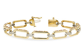 H328-96487: BRACELET .25 TW (7.5" - K244-41960 WITH LARGER LINKS)