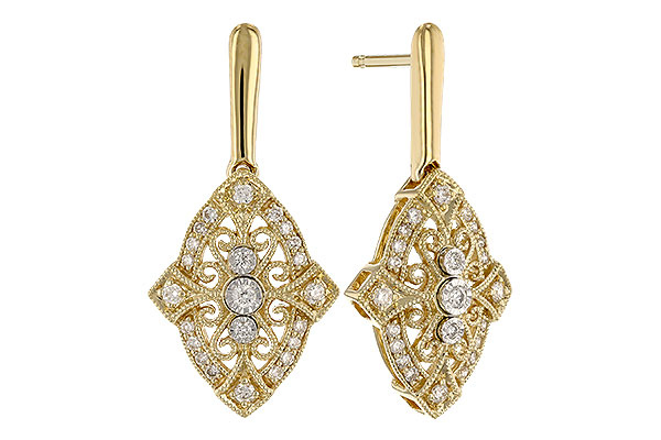 H328-96496: EARRINGS .25 TW