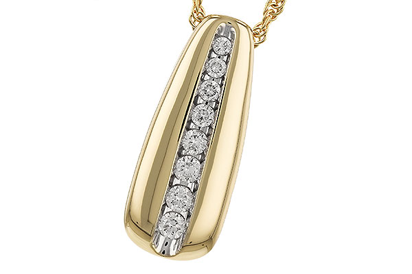 H328-99196: NECKLACE .25 TW