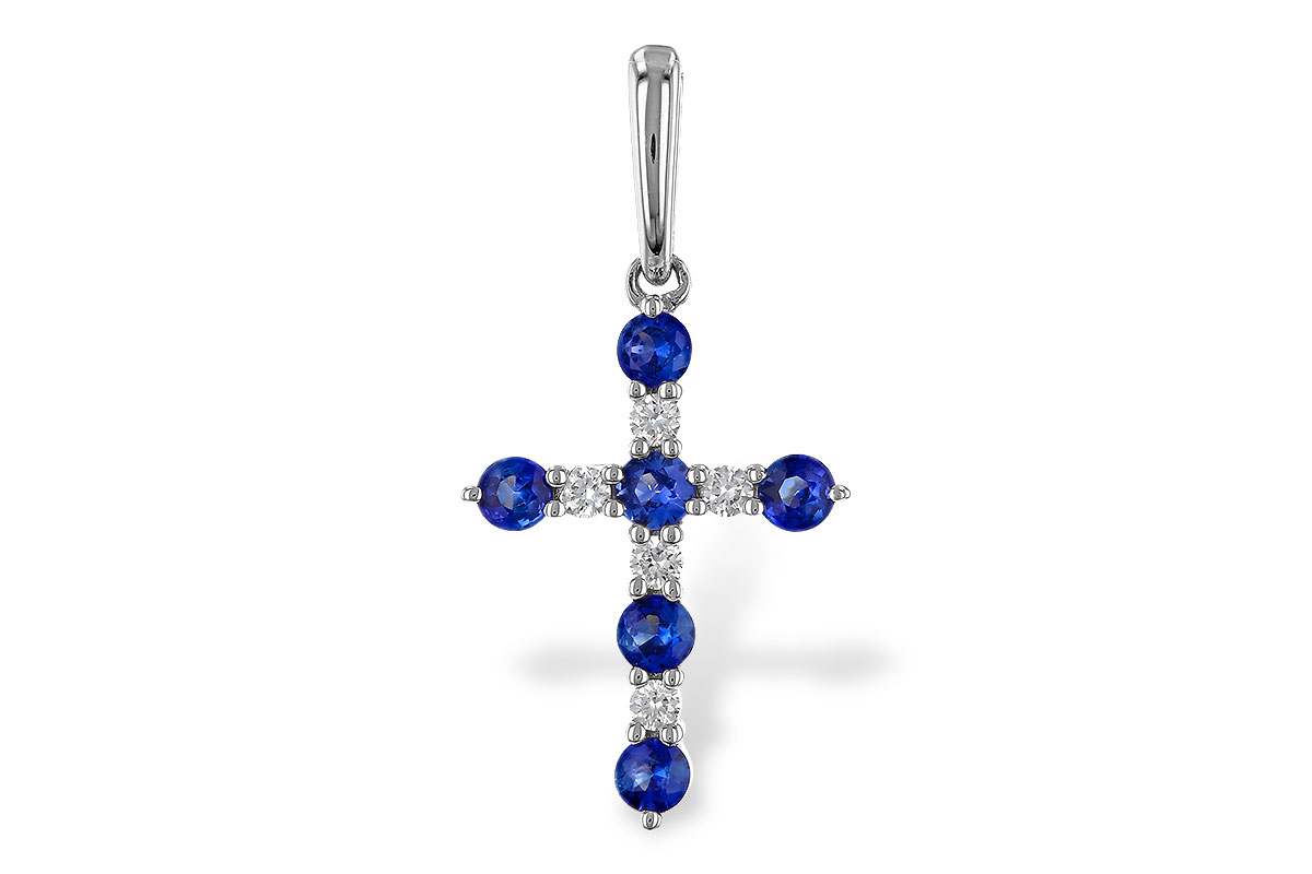 H329-83742: PENDANT .34 TW SAPP .42 TGW